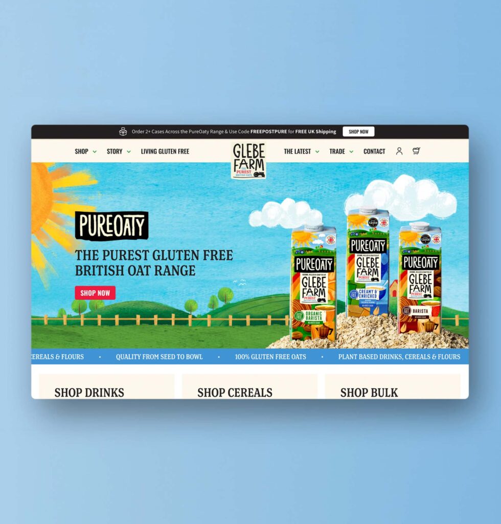 Glebe Farm Foods New Website