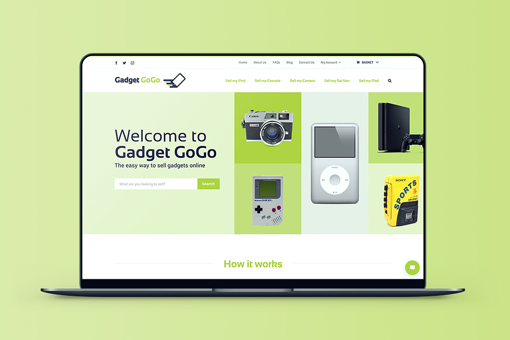 E Commerce Website Design Preview